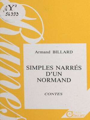 cover image of Simples narrés d'un normand